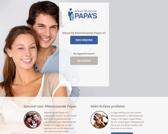 Alleenstaande Papas Logo